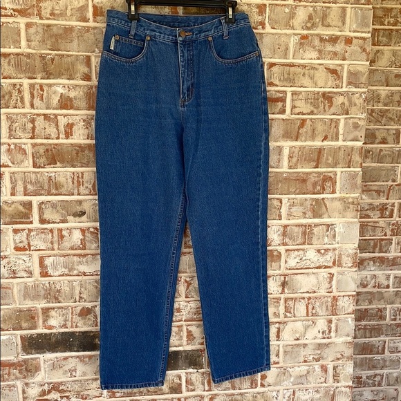 Pendleton Original Blue Straight Leg High Rise Mom Jeans-see measurements - Picture 1 of 11